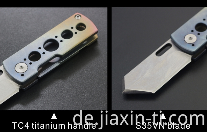 titanium folding knife